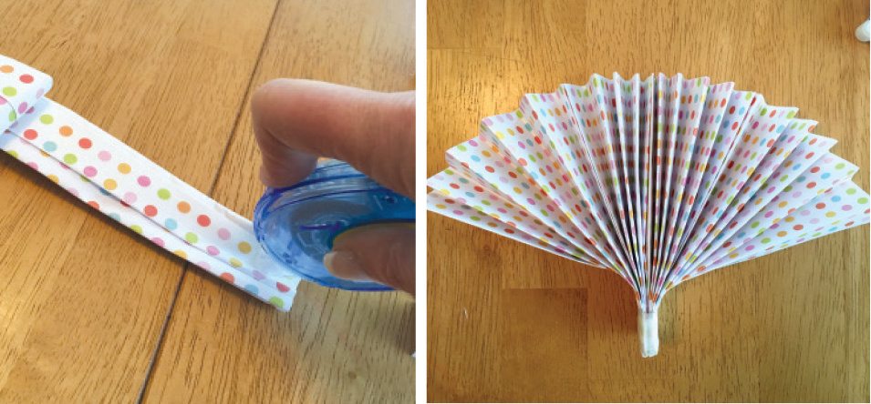 DIY: Make your own vibrant, paper fans in only a few easy steps