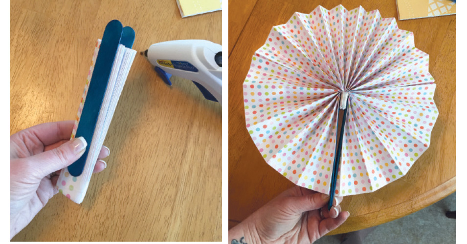 Fun Express DIY Paper Fans - 48 Pieces