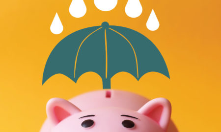 Piggy Bank with Umbrella