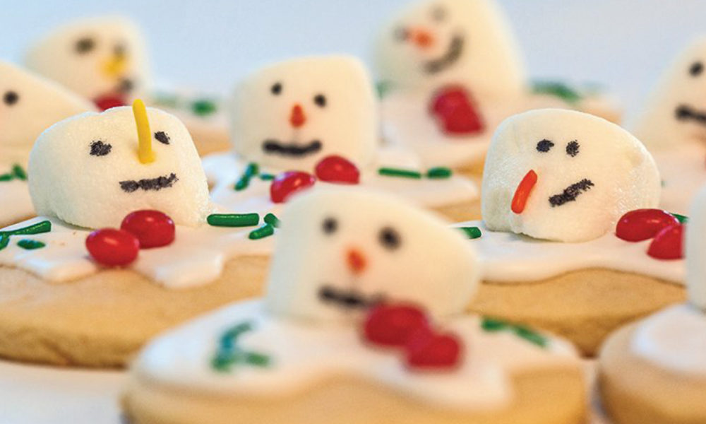 Melted Snowman Cookies