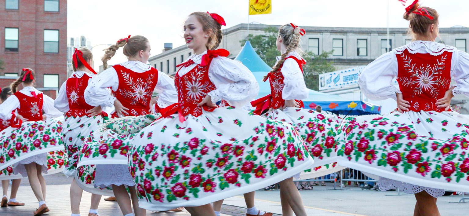 Dancers at Syracuse Polish Festival
