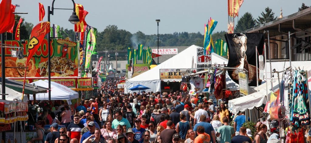 Crowd at NYS Fairgrounds