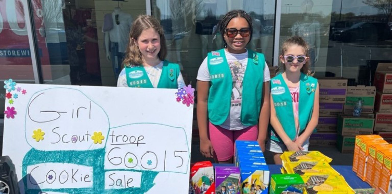 Girls Scout Troop Cookie Sale