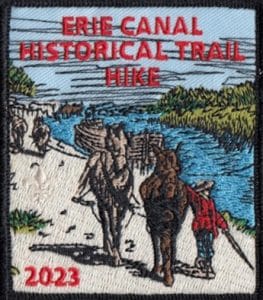 Erie Canal Historical Trail Hike 2023 Patch