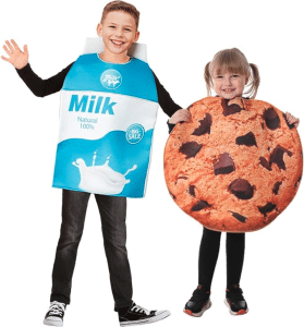Matching Milk and Cookies Costume